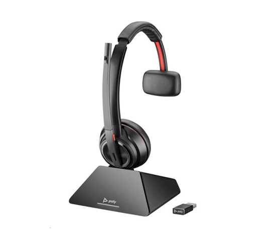 Poly Savi 8220 Stereo DECT 1880-1900 MHz Headset +Charging Cradle