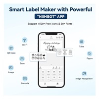 Niimbot Tiskárna štítků B1 Smart, lake blue + role štítků 210ks
