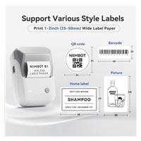 Niimbot Tiskárna štítků B1 Smart, grey + role štítků 210ks