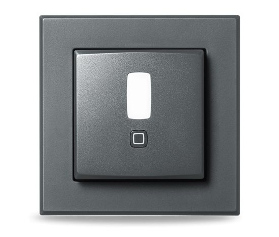 Homematic IP  PIR detektor pohybu -  pro 55 mm rámeček, vnitřní, antracit - HmIP-SMI55-A
