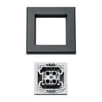 Homematic IP  Kryt kolébkového vypínače - se symboly, antracit - HmIP-BRA-A