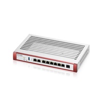 Zyxel USG FLEX 200H Series, User-definable ports with 2*2.5G & 6*1G, 1*USB with 1 YR Gold Security Pack