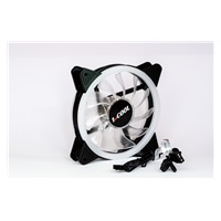 1stCOOL KIT AURA EVO CRYSTAL ARGB 3x Crystal White ventilátor + ARGB Nano řadič