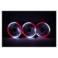 1stCOOL KIT AURA EVO CRYSTAL ARGB 3x Crystal White ventilátor + ARGB Nano řadič