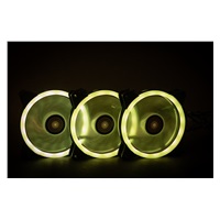 1stCOOL KIT AURA EVO CRYSTAL ARGB 3x Crystal White ventilátor + ARGB Nano řadič