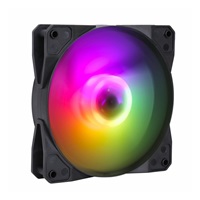 EVOLVEO 12FM ventilátor 120mm, ARGB ring, černý rám, master