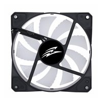 EVOLVEO 12FM ventilátor 120mm, ARGB ring, černý rám, master