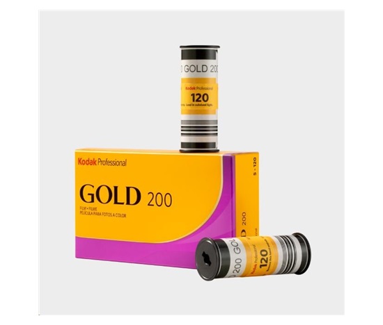 Kodak Professional Gold 200 120 Film 5-pack