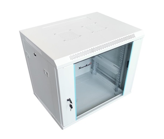 XtendLan 19" nástěnný rozvaděč 12U 600x450 - rozložený