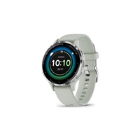 Garmin Venu® 3S, Silver/Sage grey, Silicone band