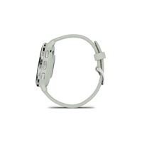 Garmin Venu® 3S, Silver/Sage grey, Silicone band