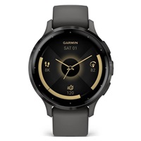 Garmin Venu® 3S, Slate/Gray, Silicone band