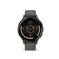 Garmin Venu® 3S, Slate/Gray, Silicone band
