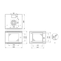 LEXI-Net 10" nástěnný rozvaděč Basic 4U 320x300
