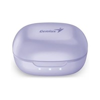 GENIUS bezdrátový headset TWS HS-M905BT Light Purple/ Bluetooth 5.3/ USB-C nabíjení/ fialová