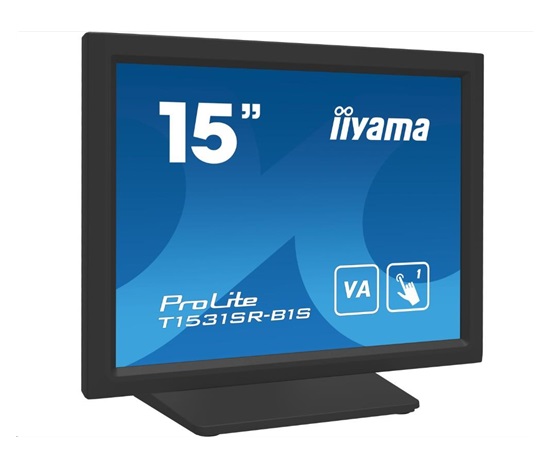 Iiyama dotykový monitor ProLite T15XX, 38.1 cm (15''), kit (USB), black
