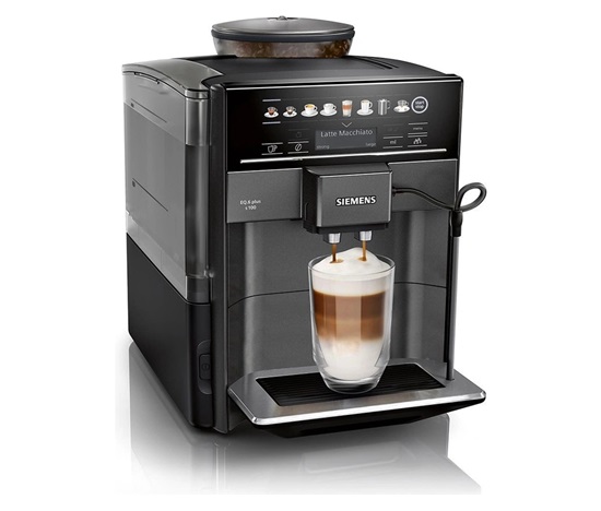 Siemens TE651319RW automatický kávovar, černý, 15 bar, keramický mlýnek, autoMilk Clean, coffeeSelect
