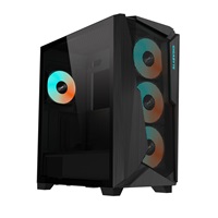 GIGABYTE case GB-C301G, ARGB Hub, průhledná bočnice, Mid tower, 4x ARGB ventilátor
