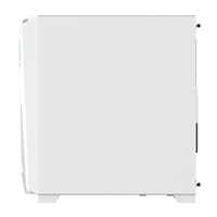 GIGABYTE case GB-C301GW, ARGB Hub, průhledná bočnice, Mid tower, 4x ARGB ventilátor, bílá