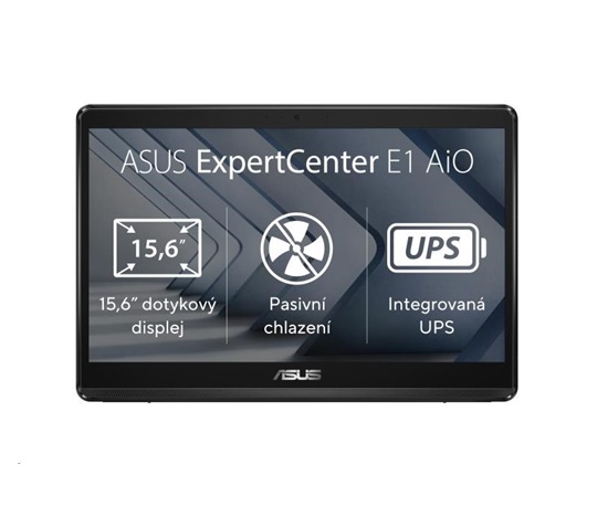 ASUS PC AiO ExpertCenter E1 (E1600WKAT-BD088M),N4500,15,6" 1366 x 768, 4GB,128GB SSD,Intel UHD,UPS, RS-232,No OS,Black