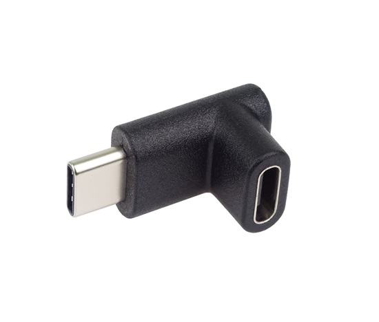 PremiumCord Adaptér USB-C na USB-C, zahnutý 90°