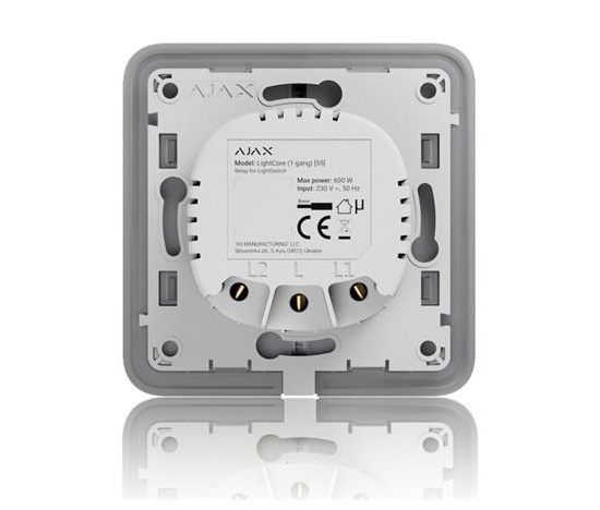 Ajax LightCore (1-gang) - Relé pro LightSwitch (spínač řazení 1)