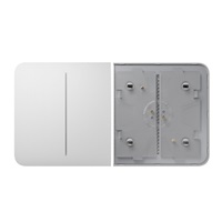 Ajax  SideButton (2-gang) - Boční dvou tlačítko, bílá