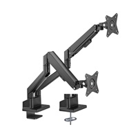 Držák monitoru Brateck LDT62-C024 dvě ramena vedle sebe plynová vzpěra