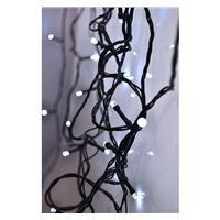 Solight LED vánoční řetěz, 300 LED, 30m, přívod 5m, IP44, bílá