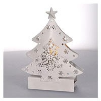 Solight LED kovový vánoční stromek, 2x AA