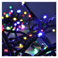 Solight LED venkovní vánoční řetěz s dálkový ovládáním a zvukovým senzorem - Cluster, 576 LED
