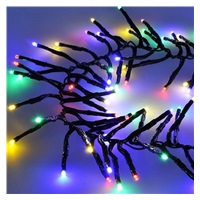 Solight LED venkovní vánoční řetěz s dálkový ovládáním a zvukovým senzorem - Cluster, 576 LED