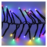 Solight LED venkovní vánoční řetěz s dálkový ovládáním a zvukovým senzorem - Cluster, 576 LED