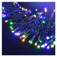 Solight LED venkovní vánoční řetěz s dálkový ovládáním a zvukovým senzorem - Cluster, 576 LED