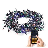 Solight LED WIFI smart venkovní vánoční řetěz, 400 LED, 20m, přívod 5m, teplá bílá + vícebarevný