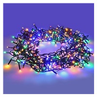 Solight LED WIFI smart venkovní vánoční řetěz, 240 LED, 12m, přívod 5m, teplá bílá + vícebarevný