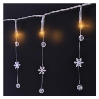 Solight LED řetěz s ozdobnými přívěšky 20LED, 60x mini dekorace, 2m, 2x AA