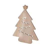 Solight LED nástěnná dekorace vánoční stromek, 24x LED, 2x AA