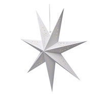 Solight LED vánoční hvězda, závěsná, 60cm, 20x LED, časovač, 2x AA