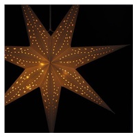Solight LED vánoční hvězda, závěsná, 60cm, 20x LED, časovač, 2x AA