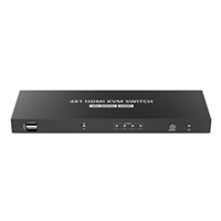 PREMIUMCORD HDMI switch, 4K@60Hz HDMI2.0 KVM 4:1, s dálkovým ovladačem