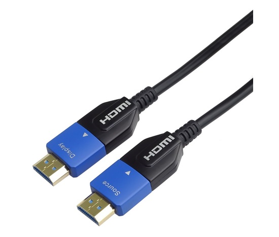 PREMIUMCORD Ultra High Speed HDMI 2.1 optický kabel 8K@60Hz 4K@120Hz 30m zlacený