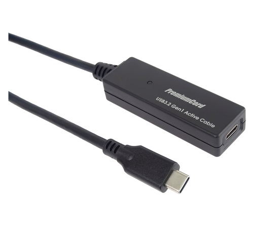 PREMIUMCORD USB-C repeater a prodlužovací kabel Male-Female, 5Gbps 5m