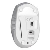 GENIUS myš NX-8000S BT/ duální Bluetooth + 2,4GHz/ 1200 dpi/ bezdrátová/ tichá/ bílošedá