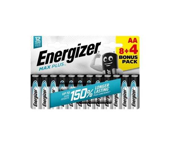 Energizer LR6/12 Max Plus AA 8+4 zdarma