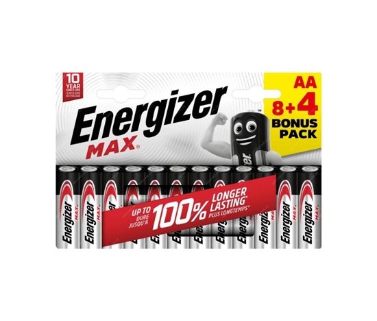 Energizer LR6/12 Max AA 8+4 zdarma