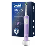Oral-B Vitality PRO Protect X D103 Lilac Mist elektrický zubní kartáček, rotační, časovač, fialová