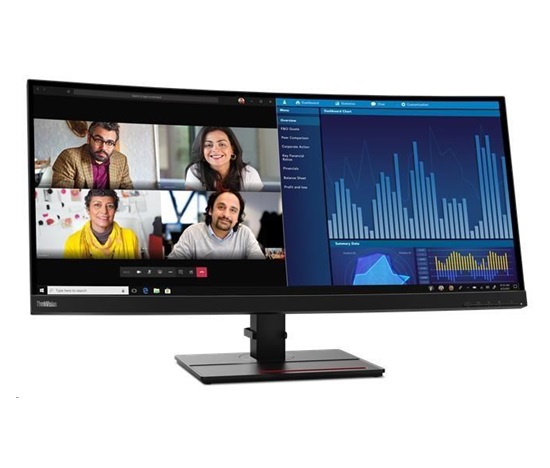 LENOVO LCD P34w-20 - 34.14",IPS,matný,21:9,3440x1440,178/178,4ms,300cd/m2,1000:1,DP,HDMI,RJ45,USB,VESA,Pivot