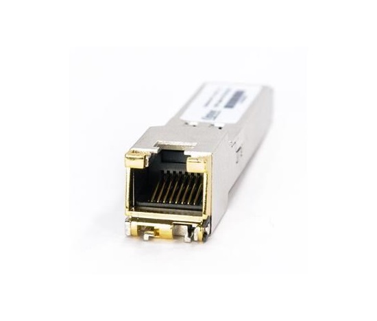 SFP+ transceiver 10Gbps, 10GBASE-T, do 30m (CAT 6A či 7), RJ-45, 0 až 70°C, FORTINET komp.