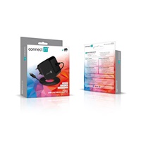 CONNECT IT C-Power Mini univerzální notebookový adaptér USB-C, PD 67 W, černá